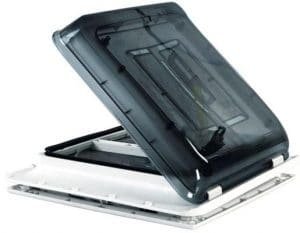 Dachhaube Fiamma Turbo-Vent, 40x40cm, 12V, crystal – Bild 4