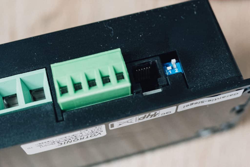 Schalterstellung Votronic Ladebooster