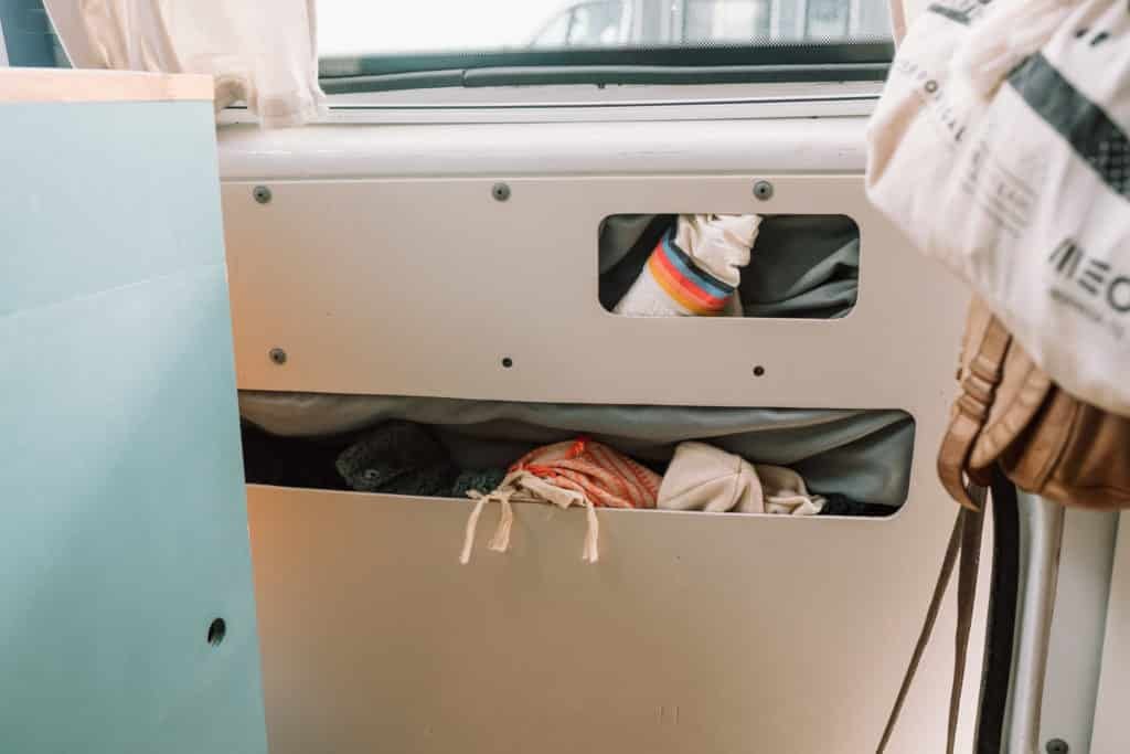 Schiebtüre Staufach