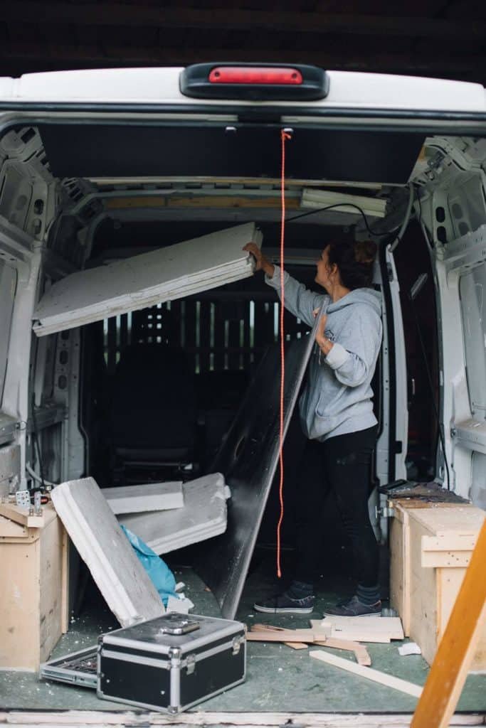 alte Dämmung mit Styropor Jumper L2H2