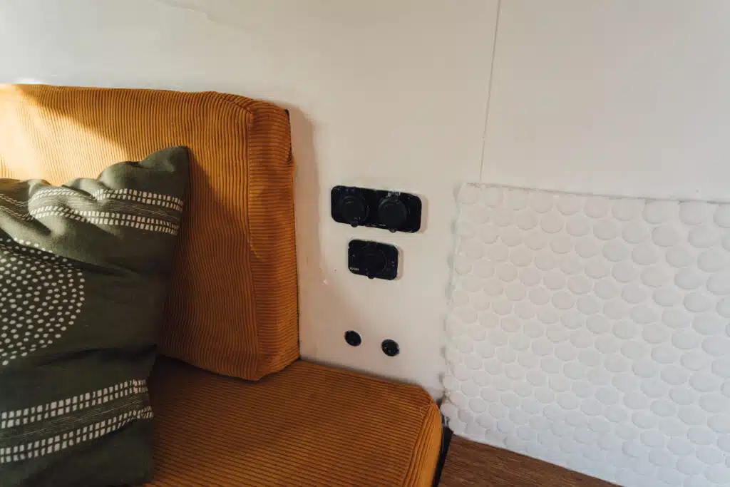 technik ecke im camper